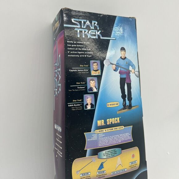 Playmates 9” Star Trek MR Spock KB Limited Ed 1999 - Picture 9 of 11